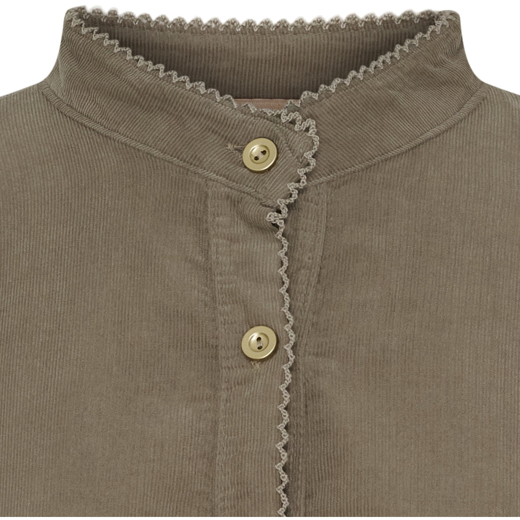 MARTA DU CHATEAU Marta du Chateau dam skjorta MdcArmelle 6568W Shirt Fango