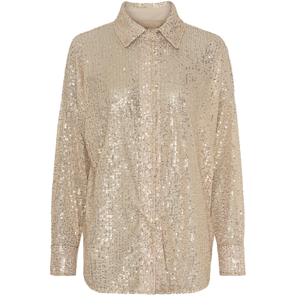 MARTA DU CHATEAU Marta du Chateau dam skjorta MdcBertille 6624 Shirt Champagne