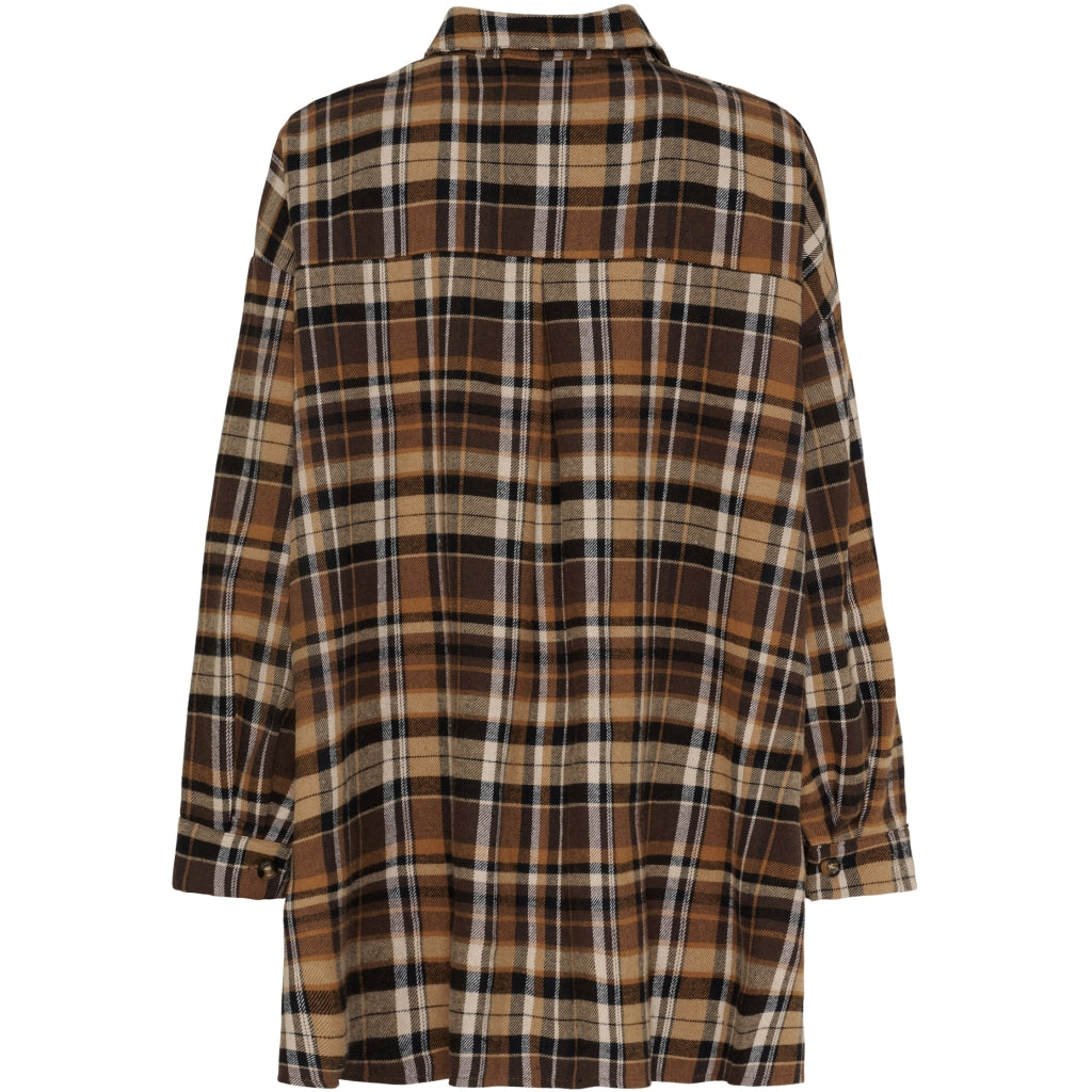 MARTA DU CHATEAU Marta du Chateau dam skjorta MdcLaureline 248459 Shirt Camel J-Tex