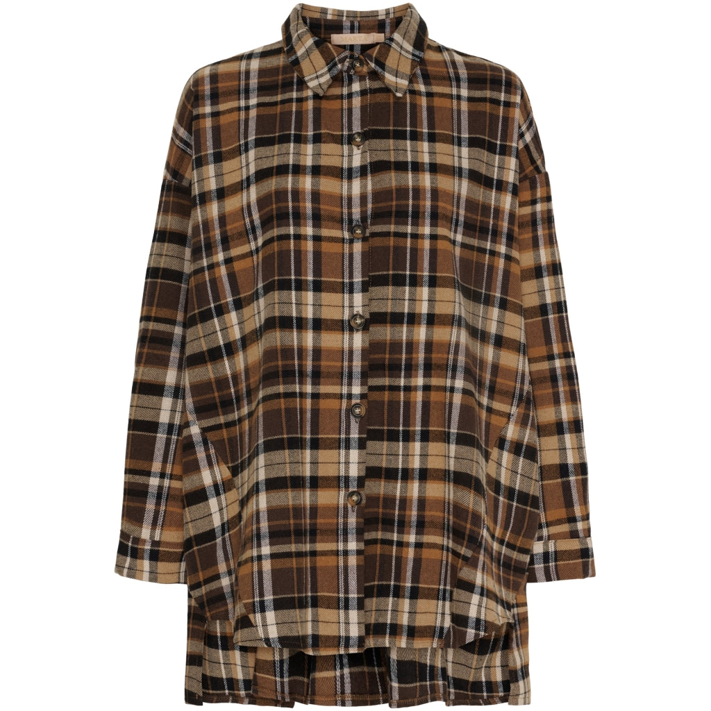 MARTA DU CHATEAU Marta du Chateau dam skjorta MdcLaureline 248459 Shirt Camel J-Tex