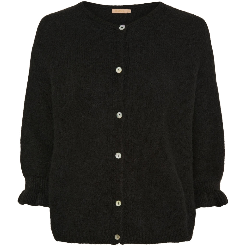MARTA DU CHATEAU Marta du Chateau dam cardigan MdcJuliana 2413 Cardigan Black