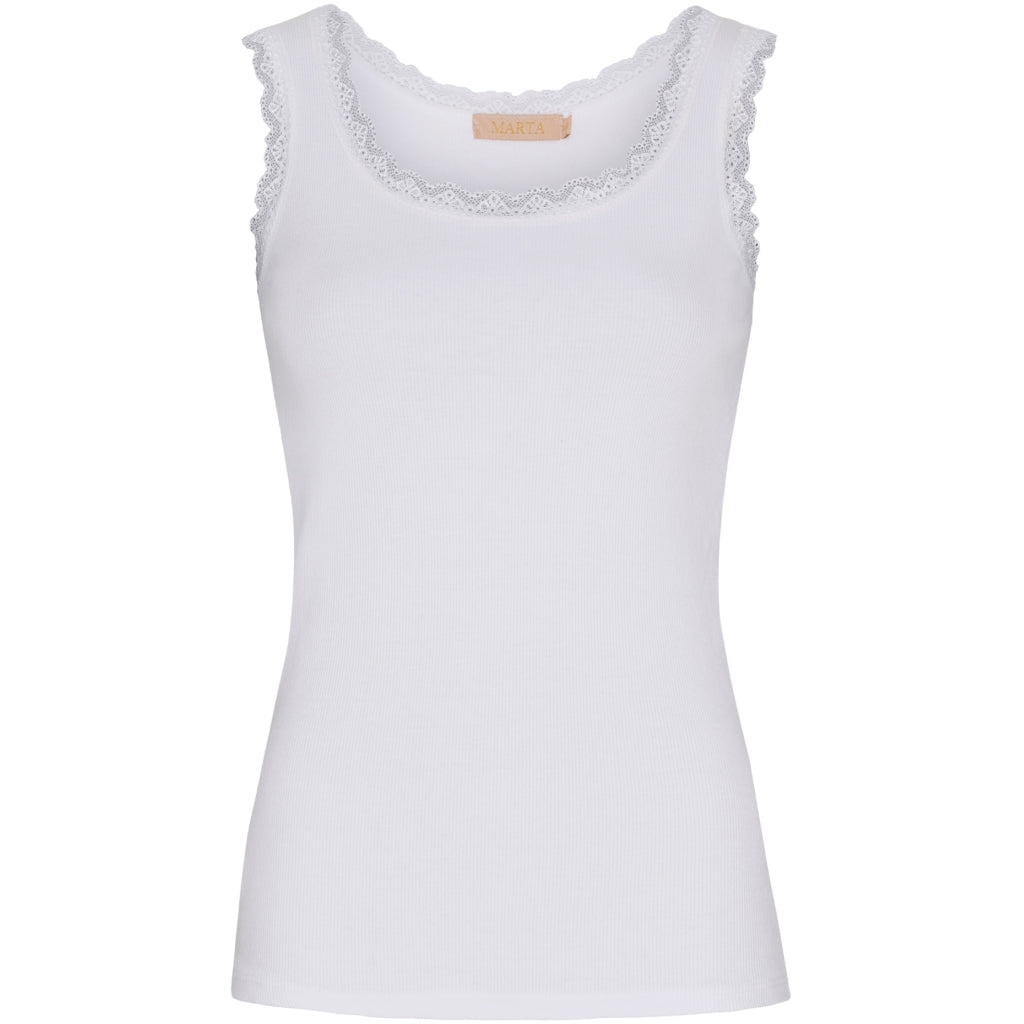 MARTA DU CHATEAU Marta du Chateau dam top MdcAngeline 2499 Top White