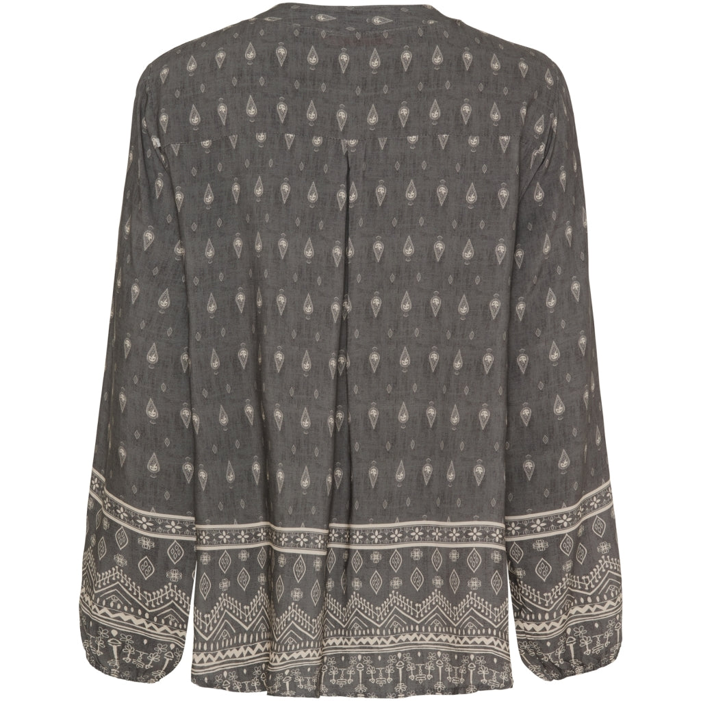 MARTA DU CHATEAU Marta du Chateau dam blus MdcChristelle 6453 Shirt Grey1943tps