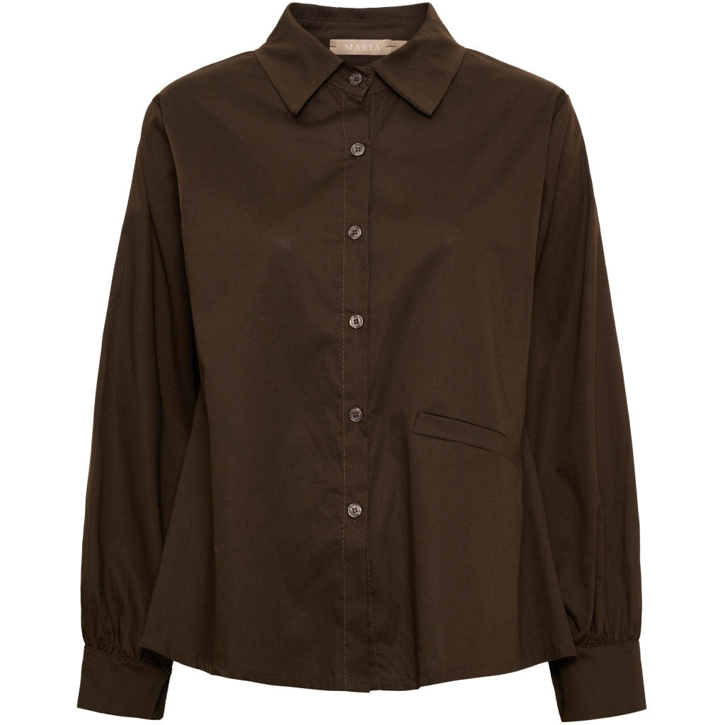 MARTA DU CHATEAU Marta du Chatrau Dam Skjorta MdcVaila 8926 Shirt Moro
