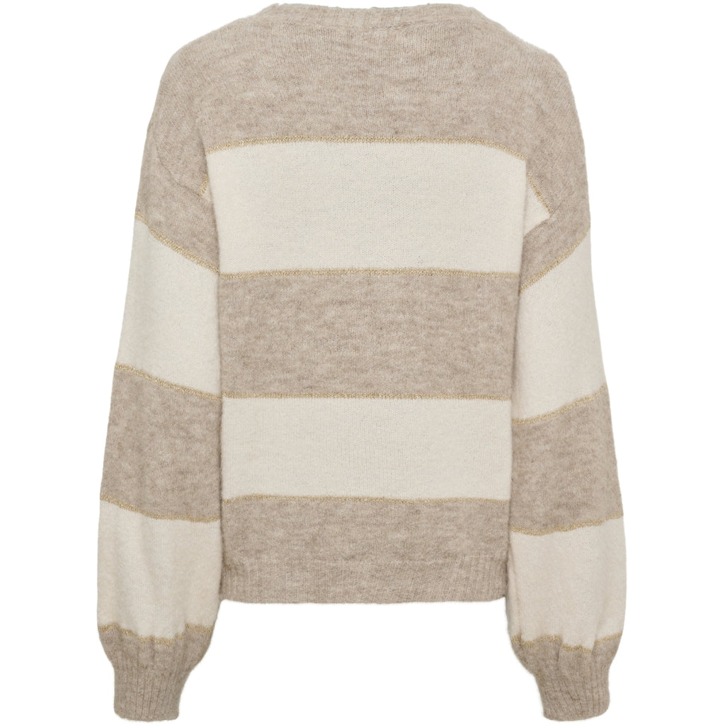 MARTA DU CHATEAU Marta du Cheatau Dam Stickad MdcWildflower 3193-1 Knit Beige