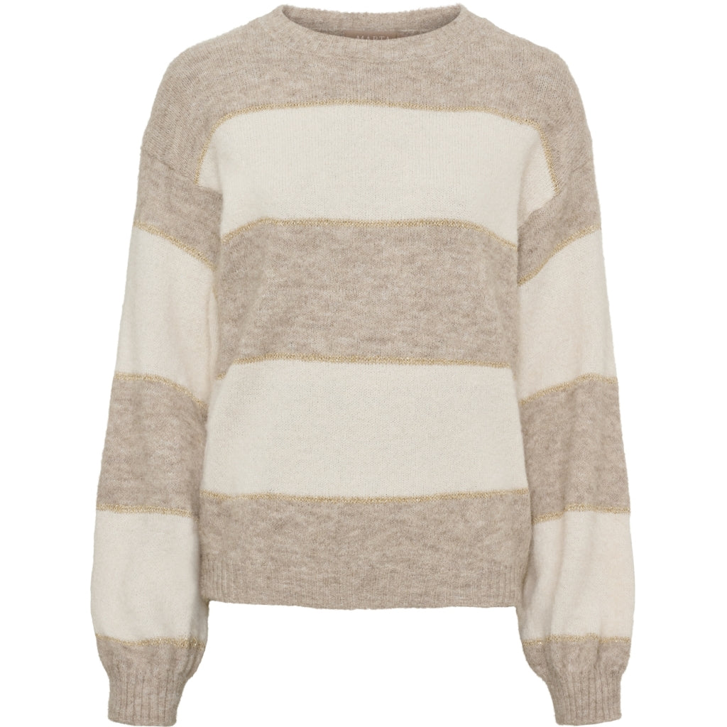 MARTA DU CHATEAU Marta du Cheatau Dam Stickad MdcWildflower 3193-1 Knit Beige
