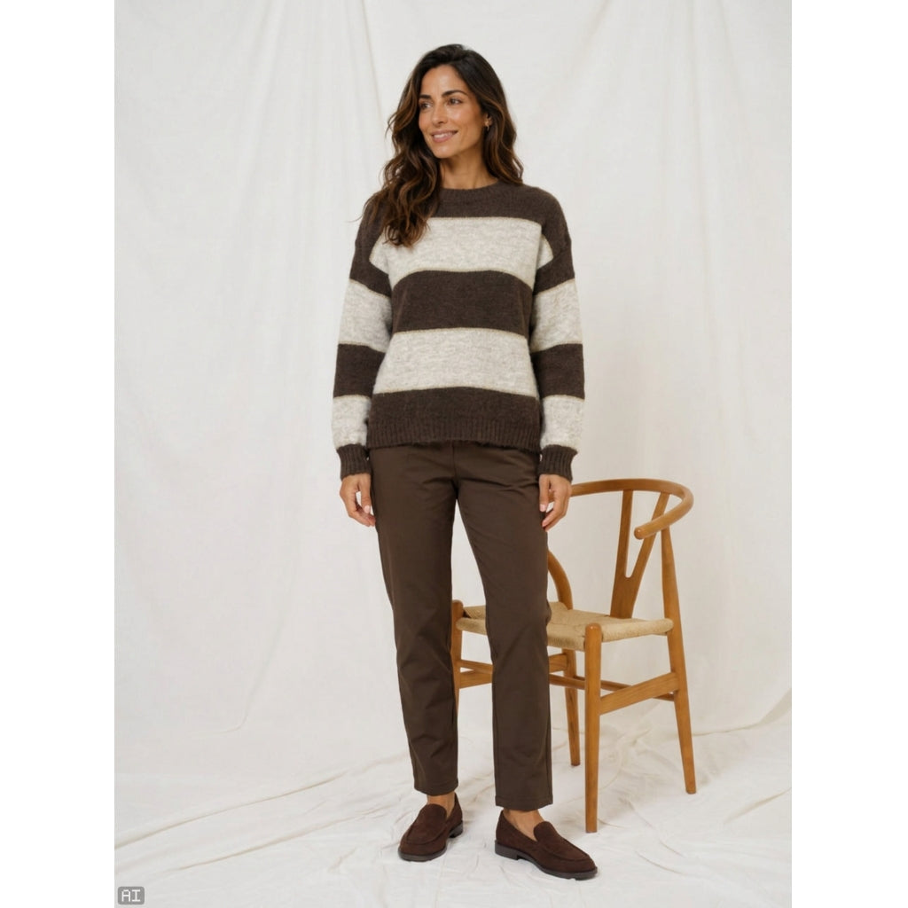 MARTA DU CHATEAU Marta du Cheatau Dam Stickad MdcWildflower 3193-1 Knit Moro