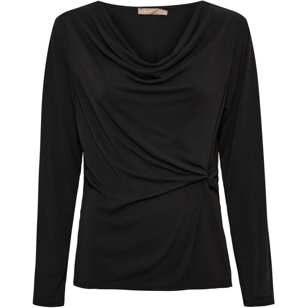 MARTA DU CHATEAU Marta du chateau Dam Blus MdcSoletta 7988 Blouse Black