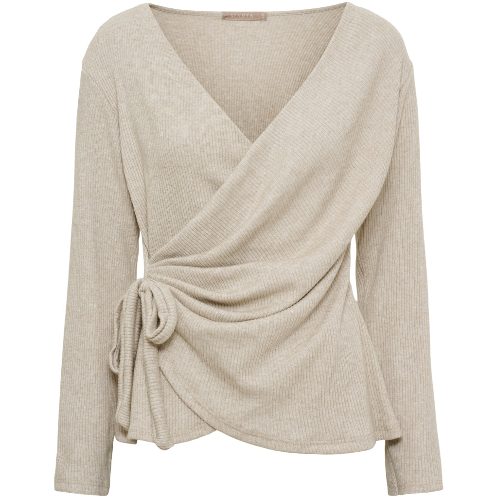 MARTA DU CHATEAU Marta du chateau Dam Blus MdcTalina 1612- Blouse Beige
