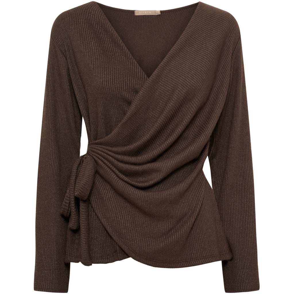 MARTA DU CHATEAU Marta du chateau Dam Blus MdcTalina 1612- Blouse Moro