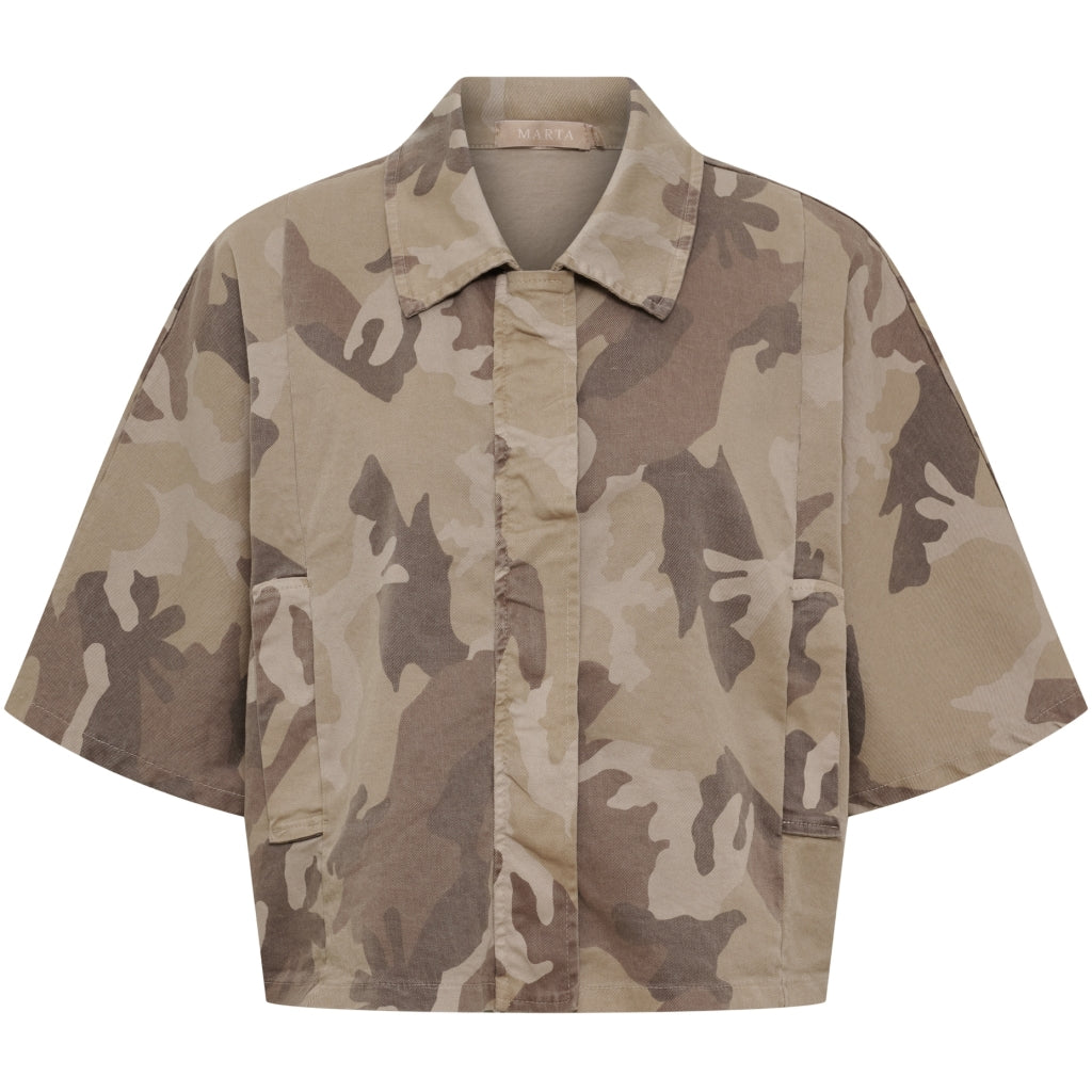 MARTA DU CHATEAU Marta du chateau Dam Jacka MdcQuartz 68815M Jacket Beige camo