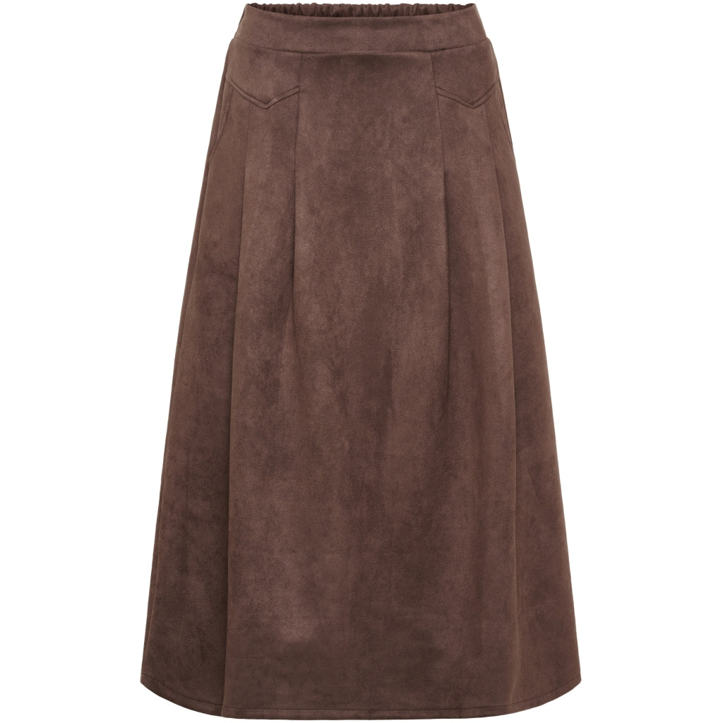 MARTA DU CHATEAU Marta du chateau Dam Kjol MdcNandina 57123Suede Skirt Moro