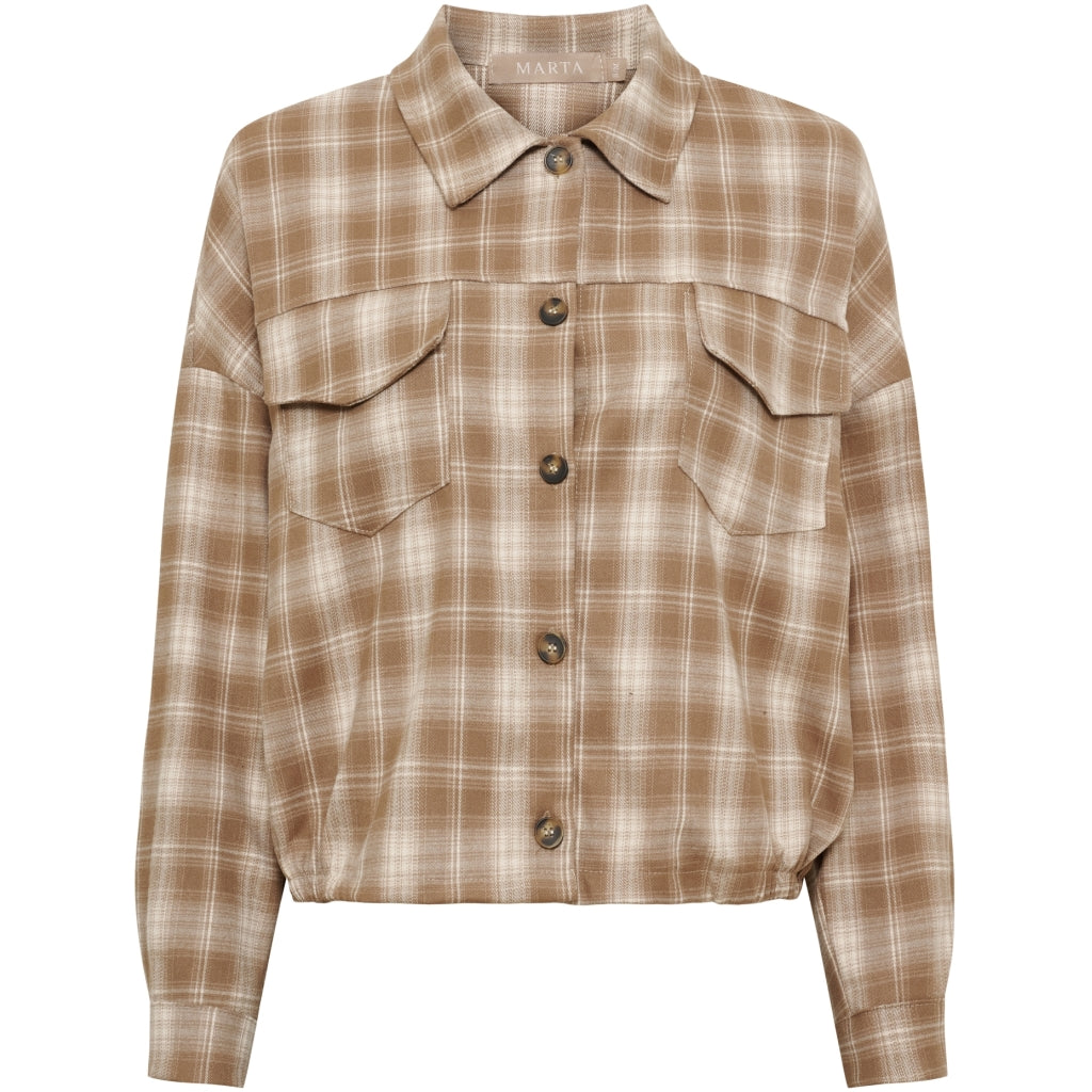 MARTA DU CHATEAU Marta du chateau Dam Skjorta MdcMarbella 268629 Shirt Beige