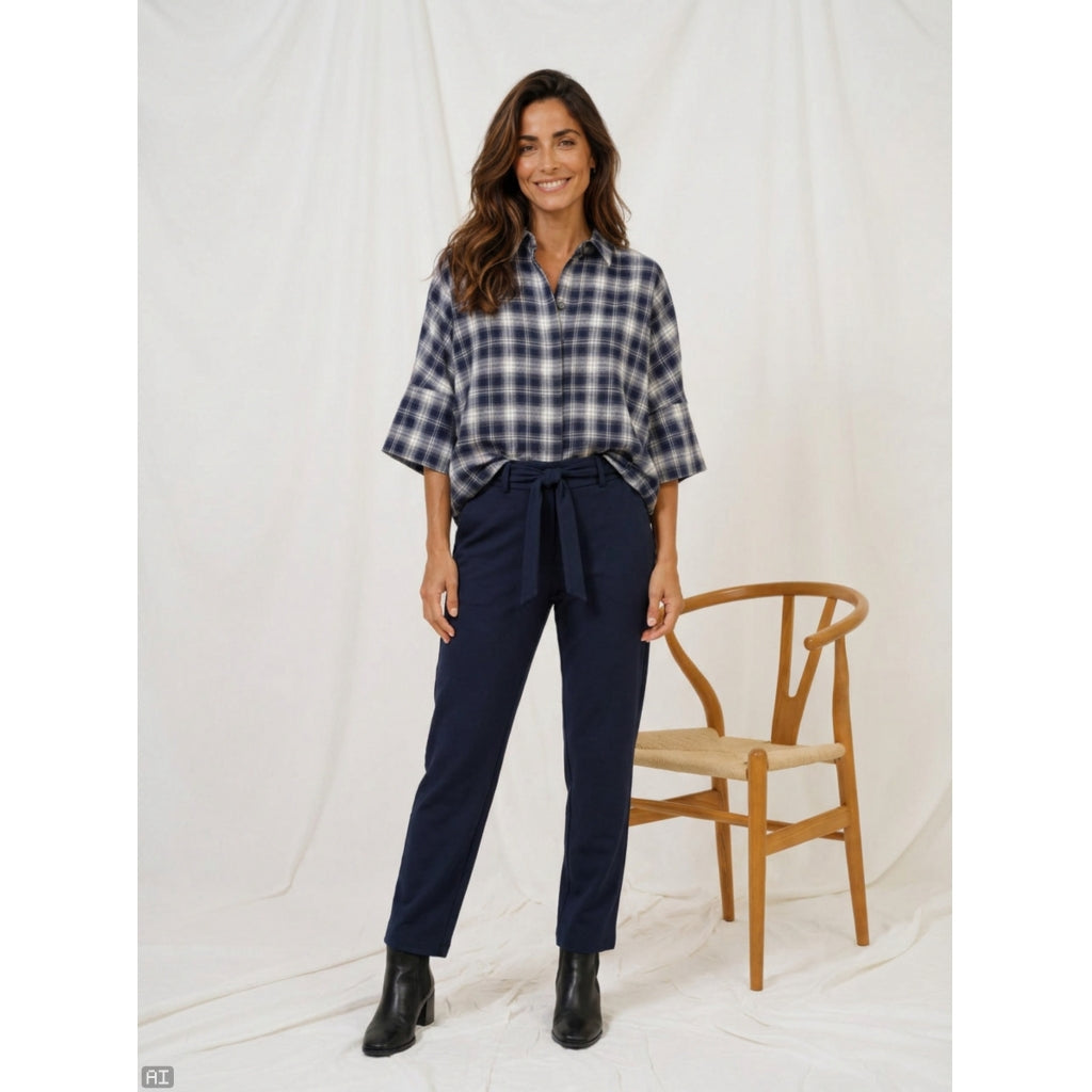 MARTA DU CHATEAU Marta du chateau Dam Skjorta MdcSantorini 268986 Shirt Blue