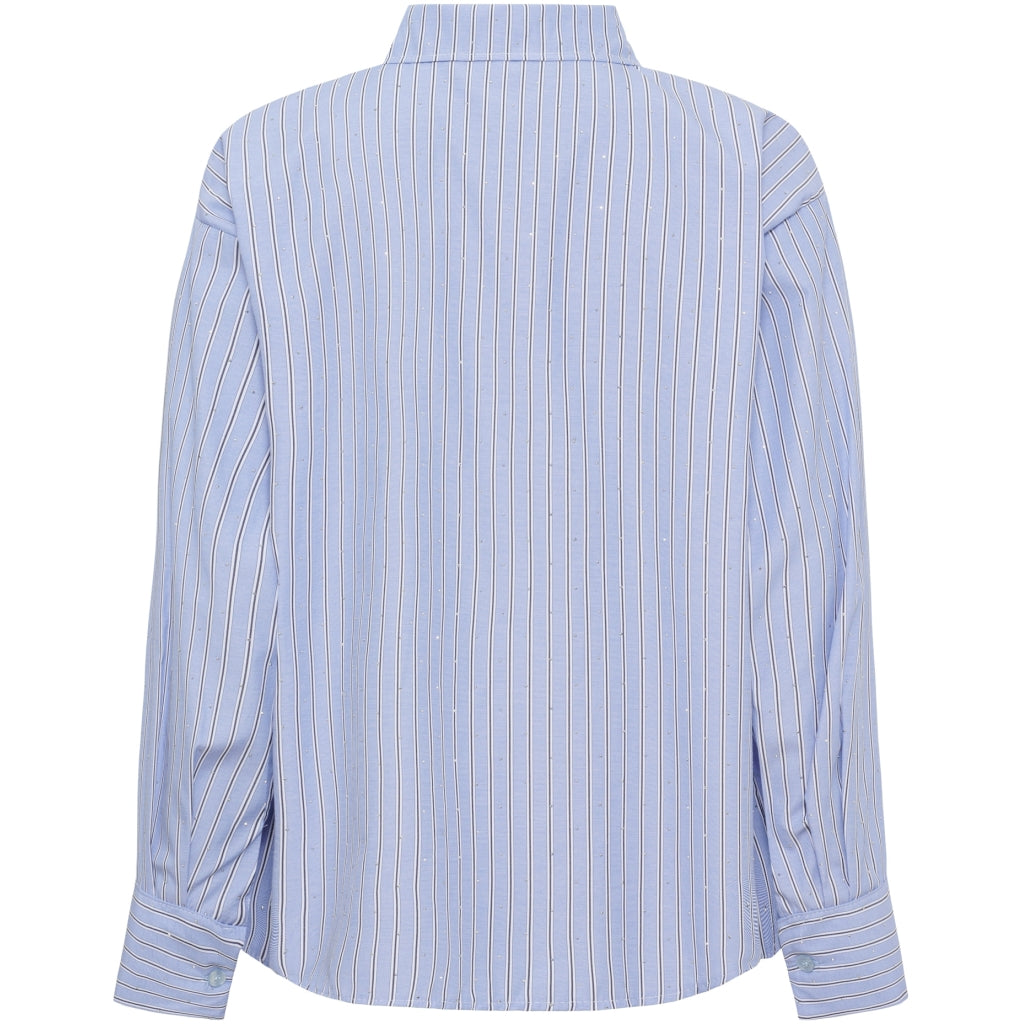 MARTA DU CHATEAU Marta du chateau Dam Skjorta MdcVeloura 8199 Shirt Blue Stripe