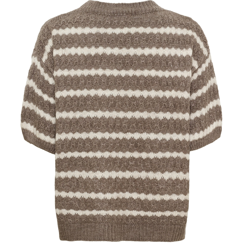 MARTA DU CHATEAU Marta du chateau Dam Stickad MdcNayeli 65029 Knit Fango