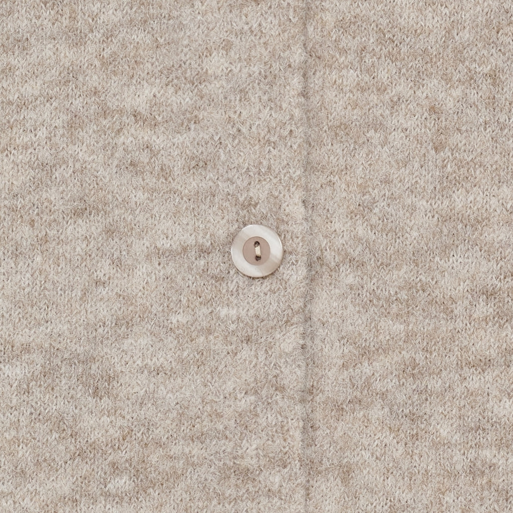 MARTA DU CHATEAU Marta du chateau Dam Stickad MdcVellie 8154- Knit Cardigan Fango/Moro