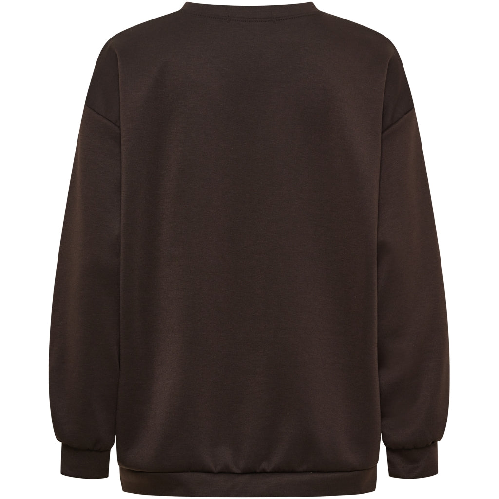 MARTA DU CHATEAU Marta du chateau Dam Sweatshirt MdcSevilla 22659Leo Sweatshirt Moro/Leo
