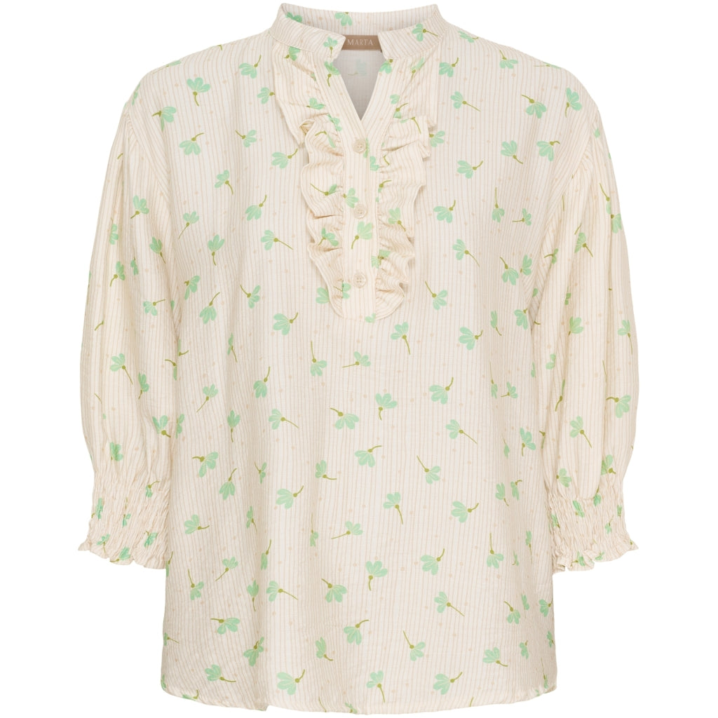 MARTA DU CHATEAU Marta du chateau dam blus MdcCharlie 6892 Shirt AquaCF0213ypV9