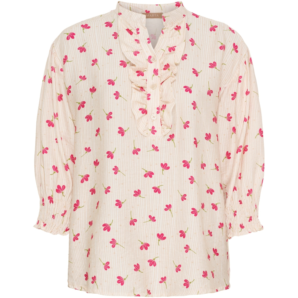 MARTA DU CHATEAU Marta du chateau dam blus MdcCharlie 6892 Shirt FuxiaCF0213ypV13