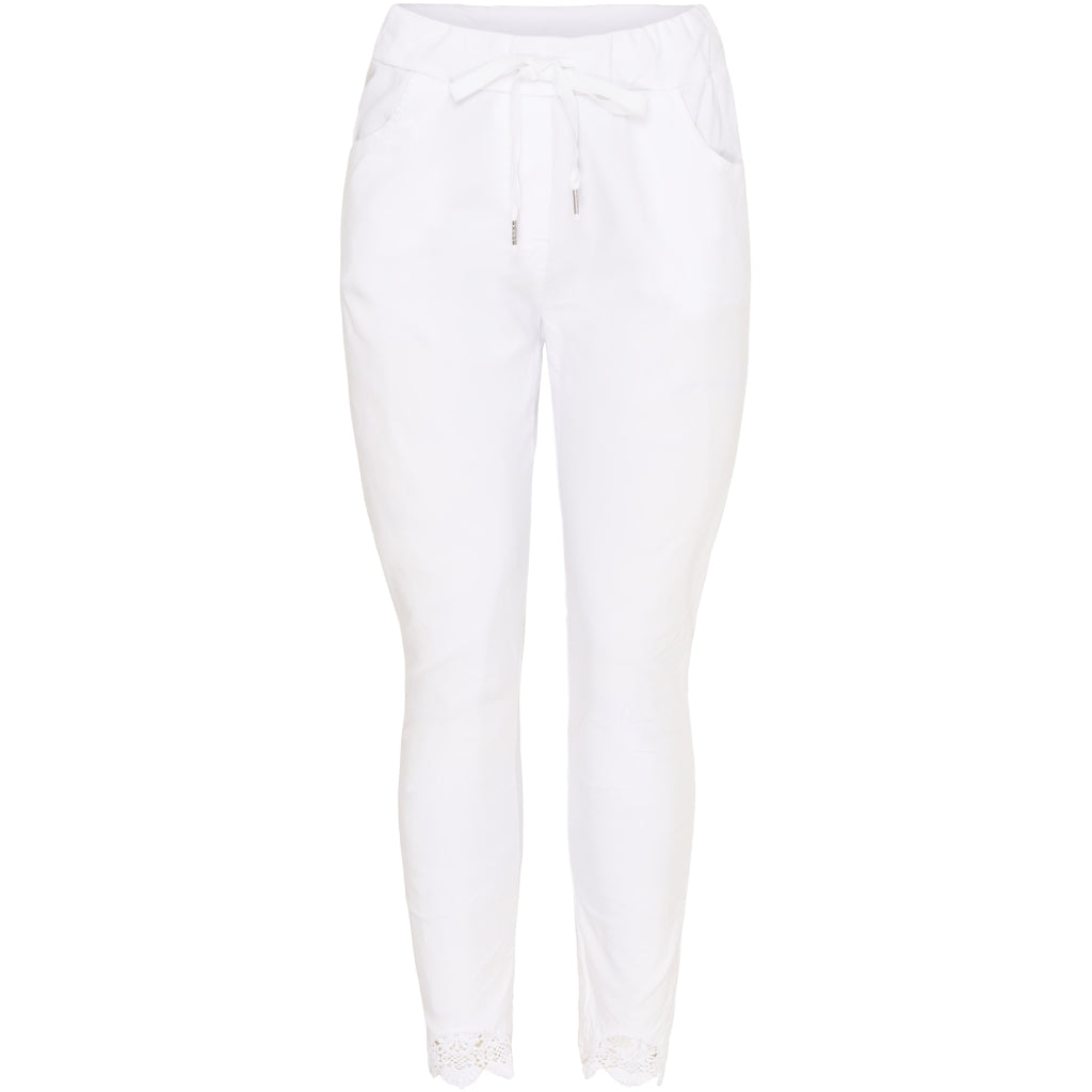 MARTA DU CHATEAU Marta du chateau dam byxor 61269 Restudsalg White