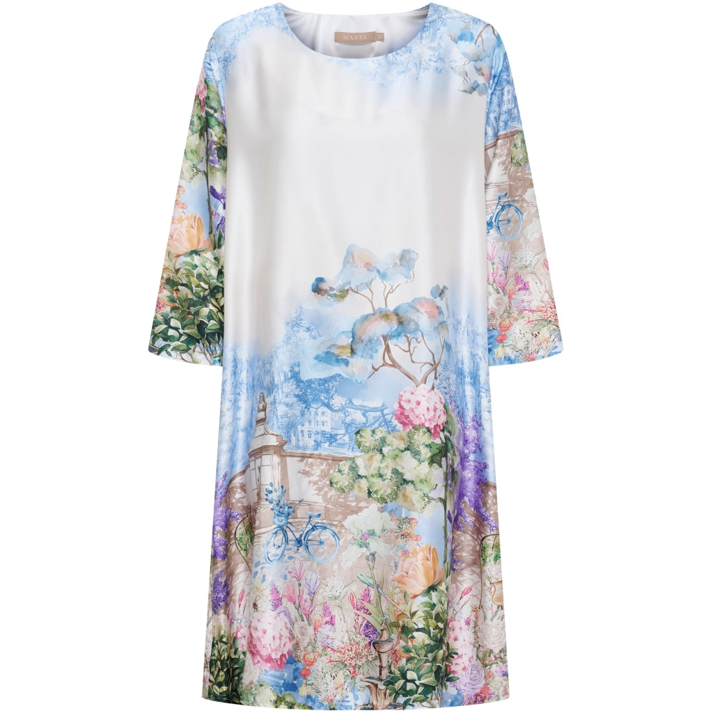 MARTA DU CHATEAU Marta du chateau dam klänning MDCFABIANA 7872 Dress Celeste