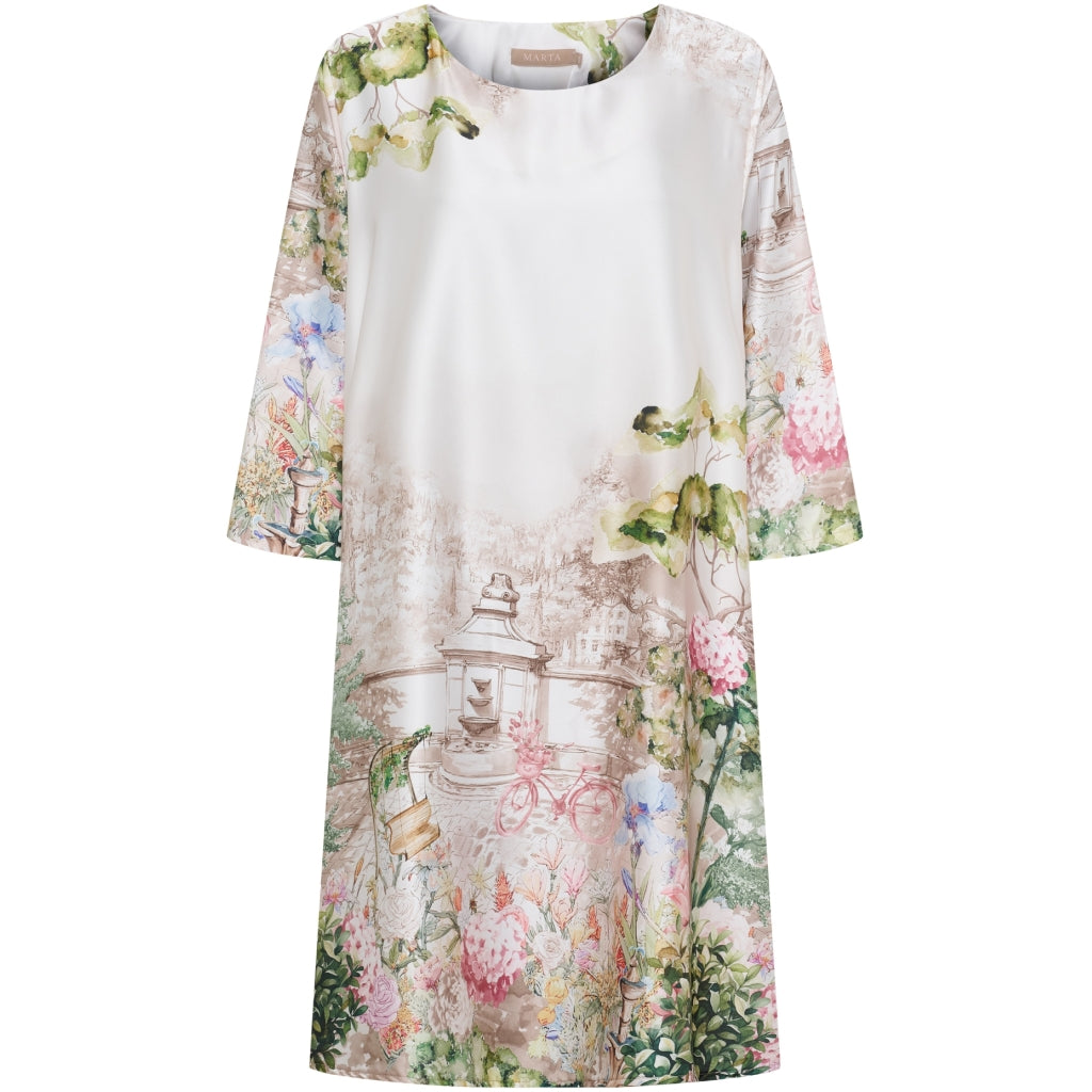 MARTA DU CHATEAU Marta du chateau dam klänning MDCFABIANA 7872 Dress Panna