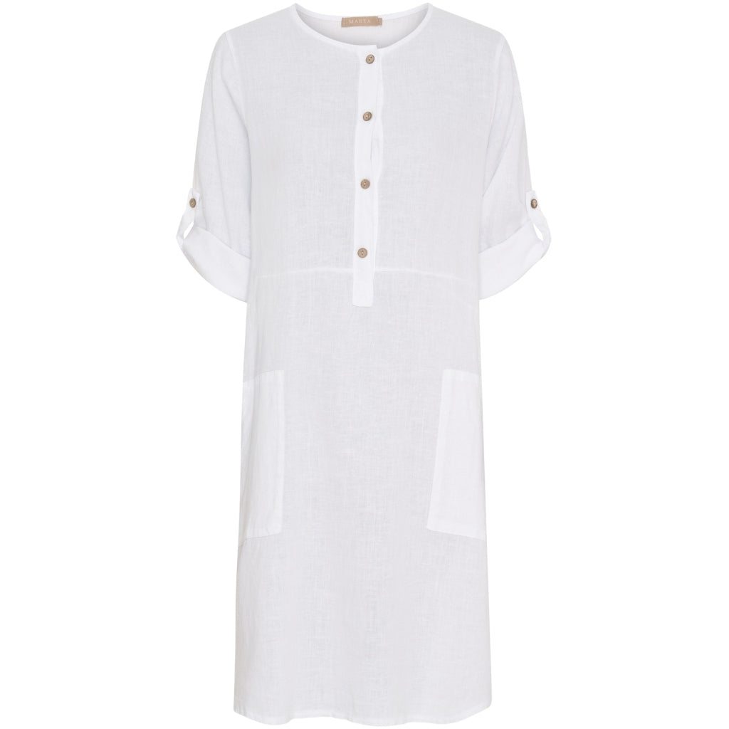 MARTA DU CHATEAU Marta du chateau dam klänning MdcMariella 259088 Dress Optical White