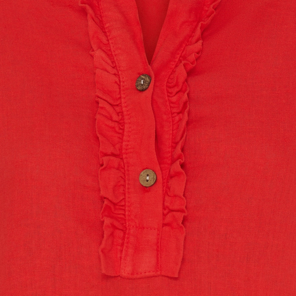 MARTA DU CHATEAU Marta du chateau dam skjorta 85731-1 Shirt Red