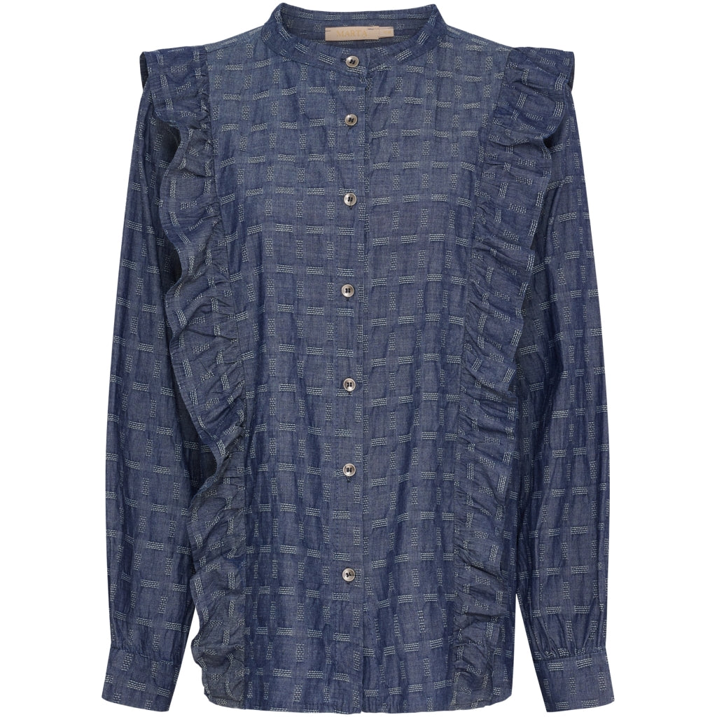 MARTA DU CHATEAU Marta du chateau dam skjorta MdcLena 6785 Shirt Jeans