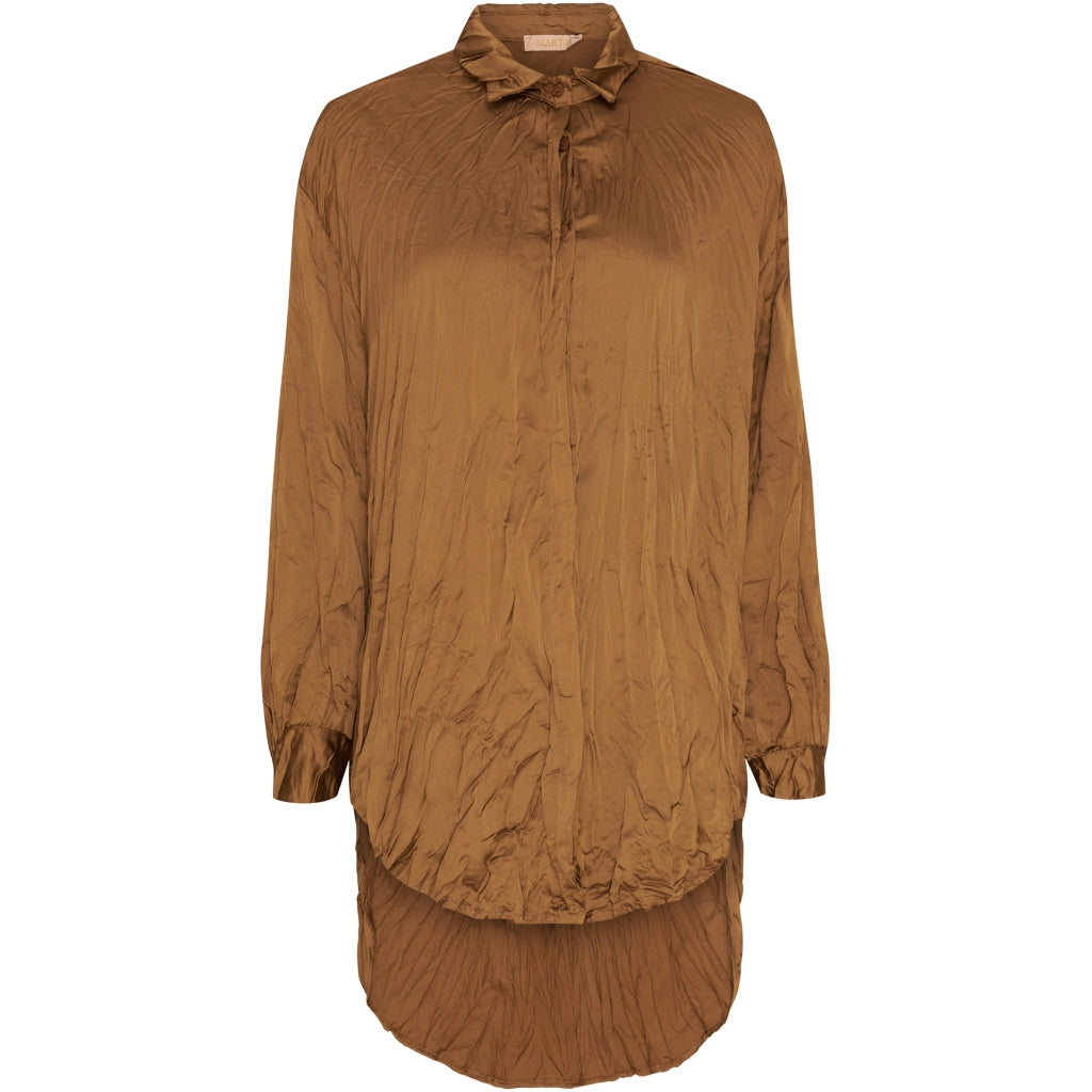 MARTA DU CHATEAU Marta du chateau dam skjorta R83215TZ Restudsalg Camel