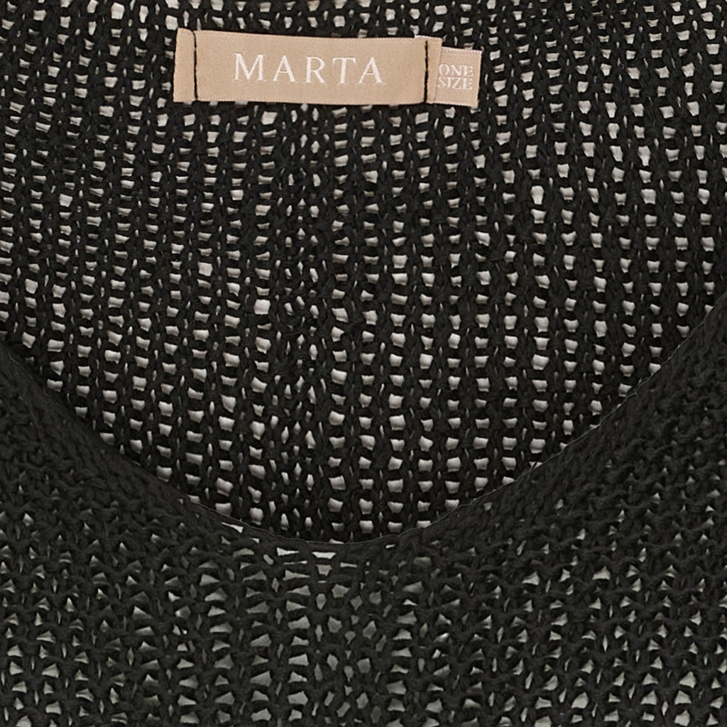 MARTA DU CHATEAU Marta du chateau dam stickad tröja 7010 Knit Black