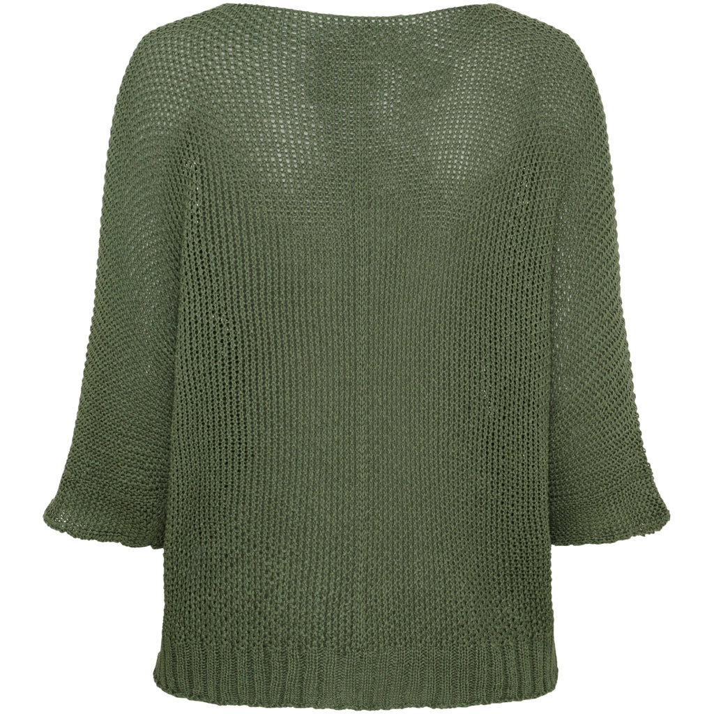 MARTA DU CHATEAU Marta du chateau dam stickad tröja 7010 Knit Military129