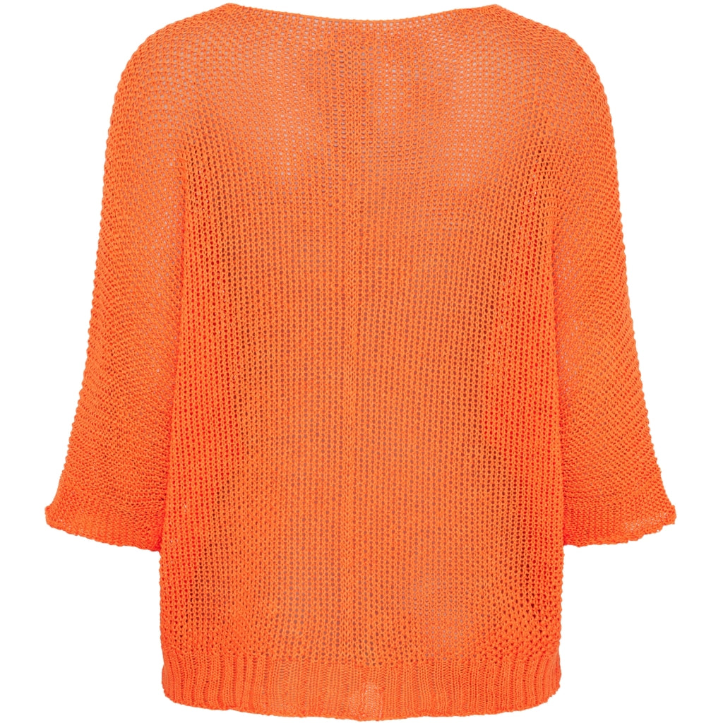 MARTA DU CHATEAU Marta du chateau dam stickad tröja 7010 Knit Orange113