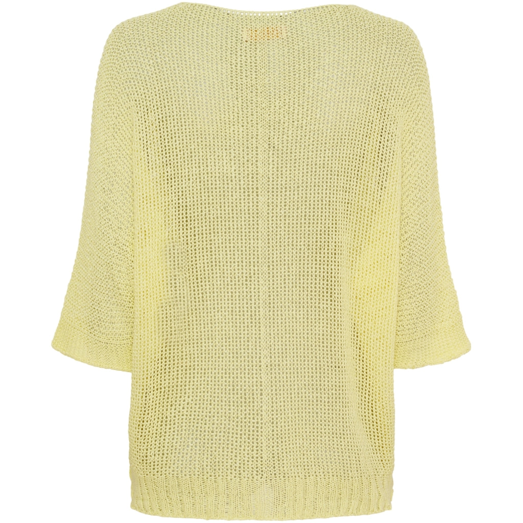 MARTA DU CHATEAU Marta du chateau dam stickad tröja 7010 Knit Yellow
