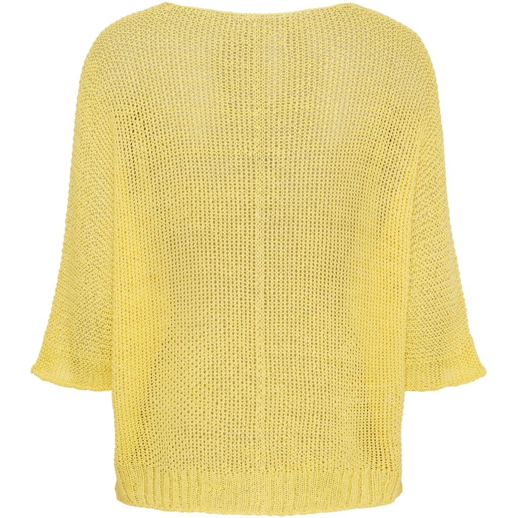 MARTA DU CHATEAU Marta du chateau dam stickad tröja 7010 Knit Yellow108