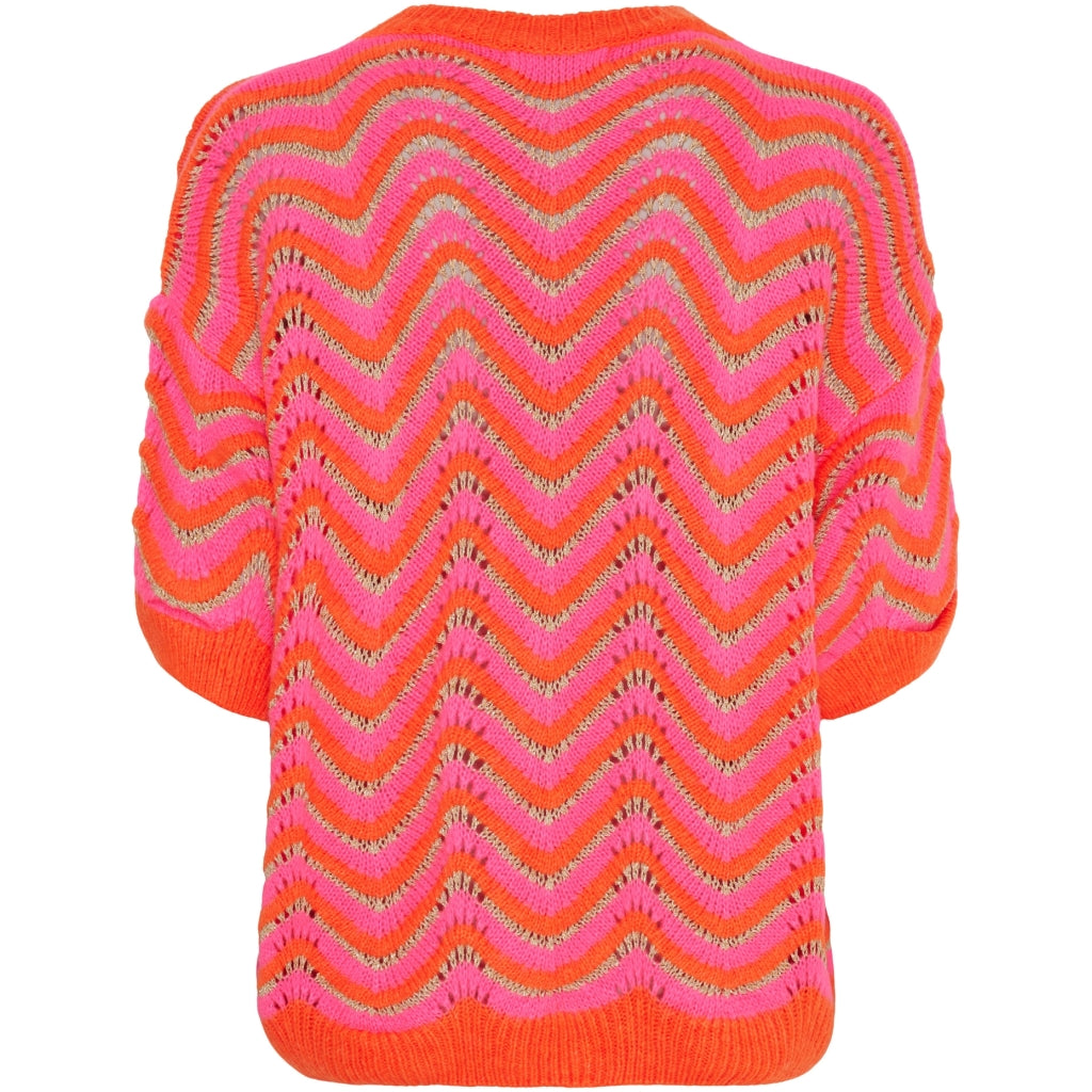 MARTA DU CHATEAU Marta du chateau dam stickad tröja MdcAlphonsine 2259 Knit Orange