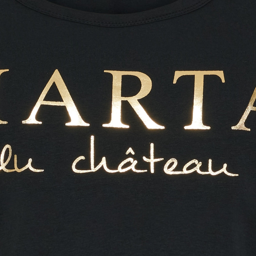 MARTA DU CHATEAU Marta du chateau dam t-shirt MT002 T-shirt Black