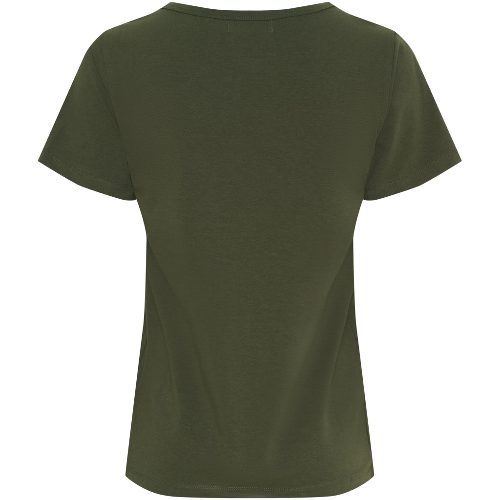 MARTA DU CHATEAU Marta du chateau dam t-shirt MT002 T-shirt Military