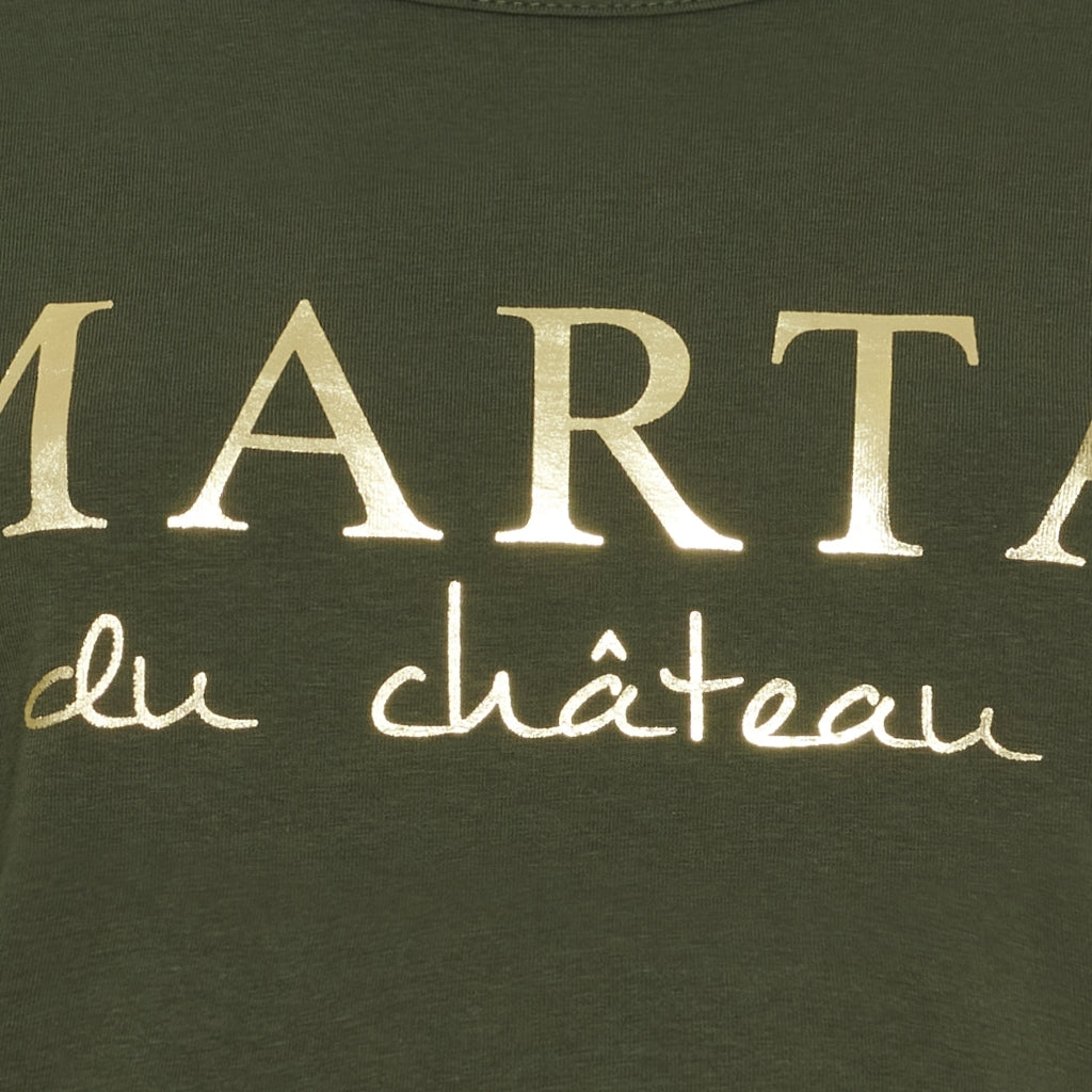 MARTA DU CHATEAU Marta du chateau dam t-shirt MT002 T-shirt Military