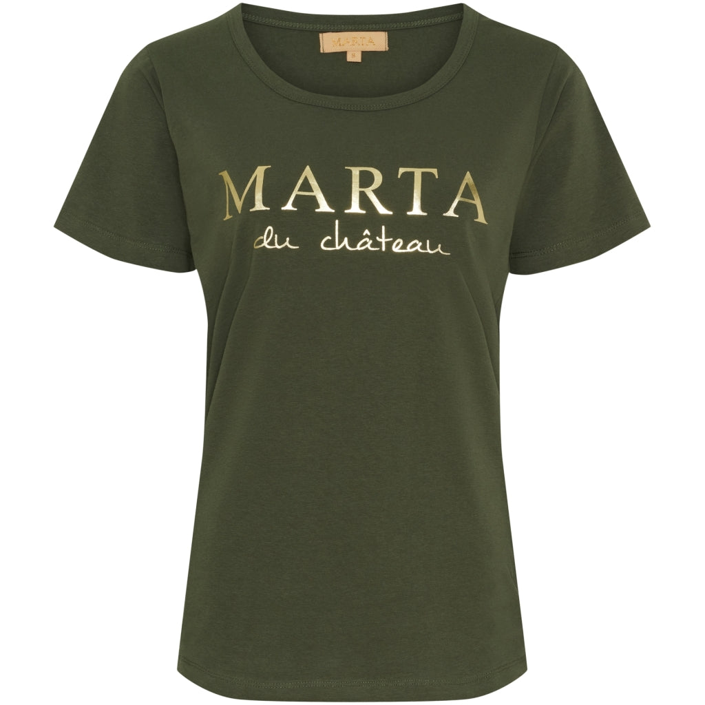 MARTA DU CHATEAU Marta du chateau dam t-shirt MT002 T-shirt Military