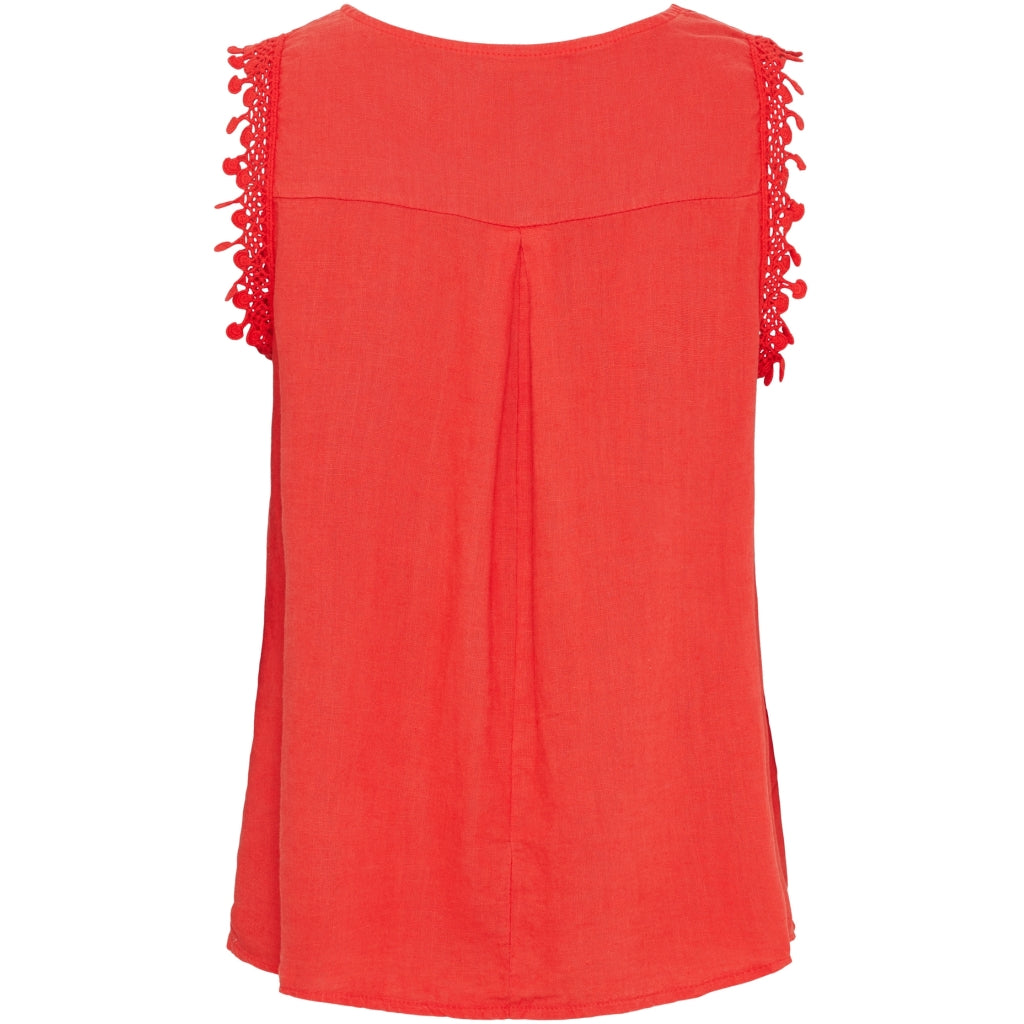 MARTA DU CHATEAU Marta du chateau dam topp MdcHolly 258355 Top Red5604