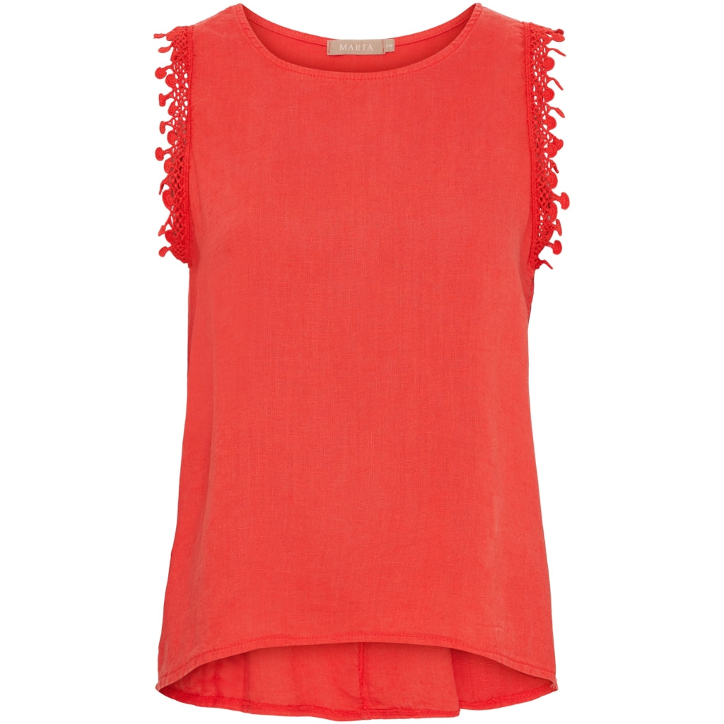 MARTA DU CHATEAU Marta du chateau dam topp MdcHolly 258355 Top Red5604