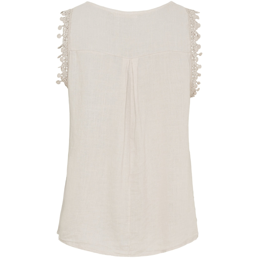 MARTA DU CHATEAU Marta du chateau dam topp MdcHolly 258355 Top Sabbia1752