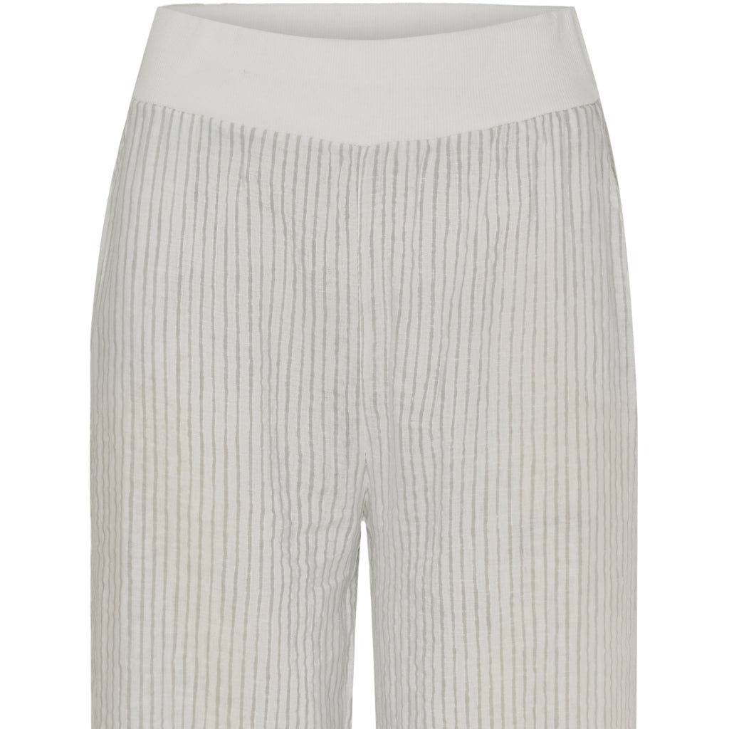 MARTA DU CHATEAU Marta Du Chateau dam byxor MdcAnette Pant Panna Grey Stripe