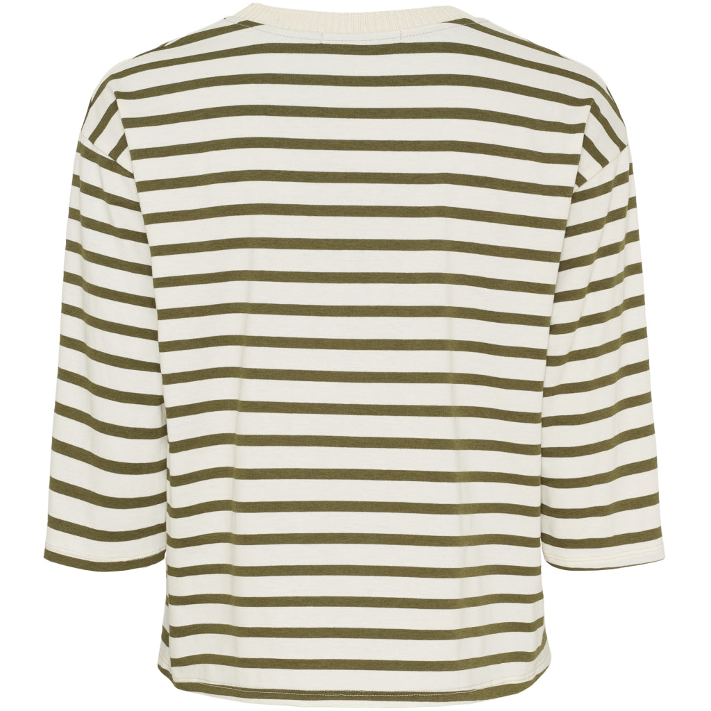 MARTA DU CHATEAU Marta du Chateau dam T-shirt MdcBrooklyn 58351 T-shirt Beige/Military