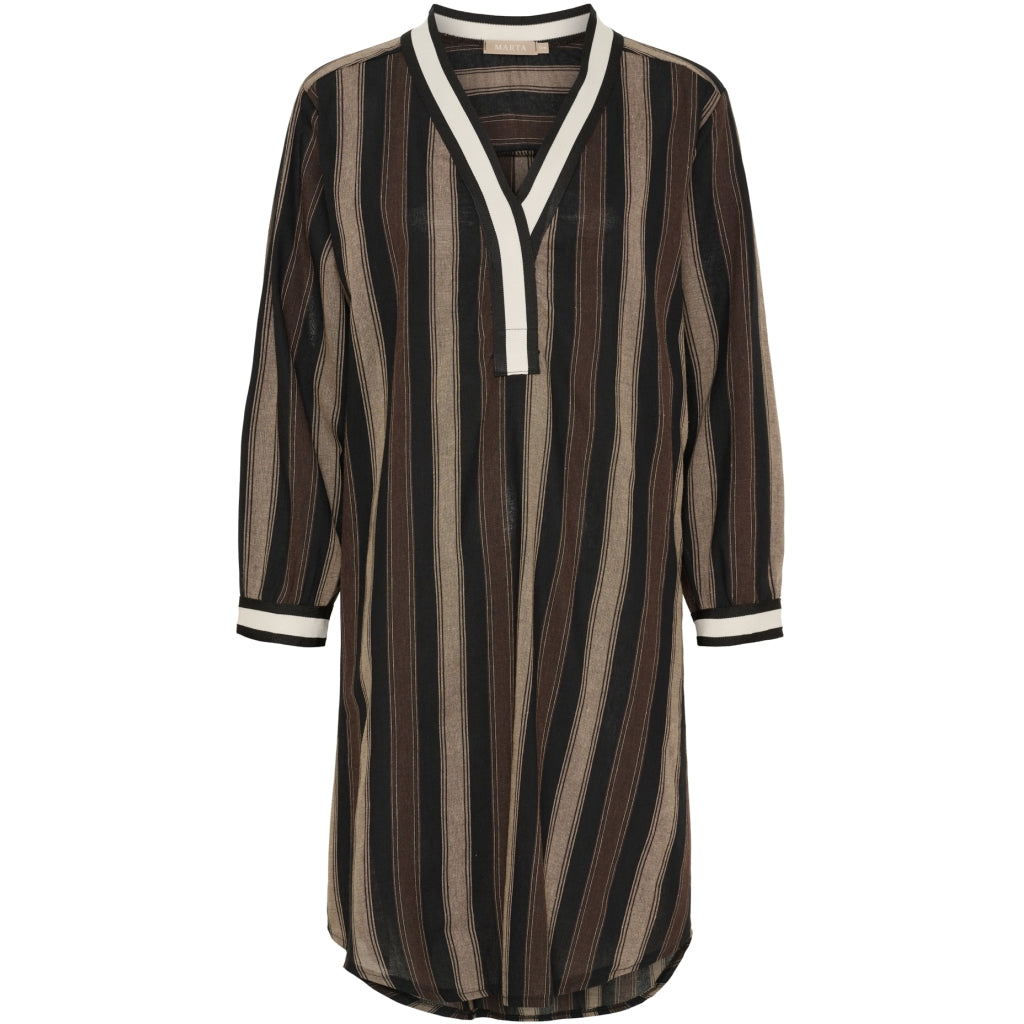 MARTA DU CHATEAU MdcSaylor Dress Dress Black/Camello2