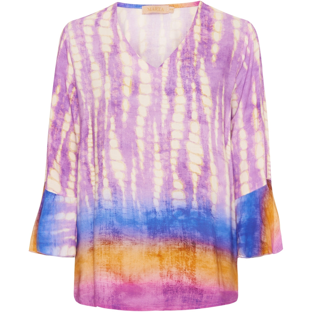 MARTA DU CHATEAU Marta du chateau dam skjorta 3105v Shirt Lilac6027